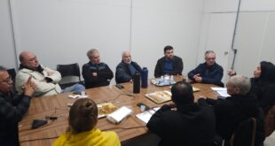 Representantes do Simpa e da Astec foram recebidos por diretores do Sindicato dos Engenheiros para debater o apoio do Senge-RS à Data-Base 2026 dos municipários